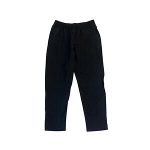 Men XS Outdoor Voices Black Elastic Waist Drawstring Pant Lightweight Run Travel